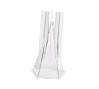 Moule à bougie conique en forme de pyramide 3D transparente pour savon, pyramide pentagonale