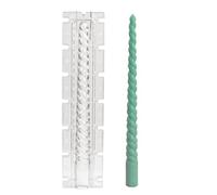 Moule à bougie conique | Moule pour la création d'un 3D | Moule à cire cylindre Do -da -te pour bougie d'égouttage, bougie à gâteau longue, pour décoration de table | Moule