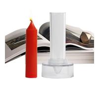 Moule À Bougie Conique - Outil De Fabrication Cylindrique En PC | Conception De Stabilité De Base Élargie | Accessoire De Moulage De De Table D'église De Cloche De Prière D'urgence | Forme De Pil