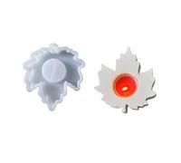 Moule à bougie créatif en forme d'ornement feuille de tasse Fournitures faites à la main pour la fabrication de bougies en silicone