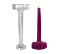 Moule à bougie cylindrique - PC transparent | Moule de fabrication de bougies en forme de cylindre géométrique | Moule réutilisable pour la fabrication de bougies, savon, décoration de la maison