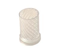 Moule à bougie cylindrique unique avec motif piral pour loisirs créatifs