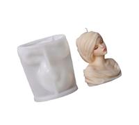 Moule à bougie de cuisson en Silicone, moulage, Portrait 3D, C