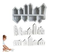 Moule à bougie de maison, moule en silicone pour bougie - Moules en silicone antiadhésifs à dégagement facile | Moule en résine de Silicone pour dessous de verre, pour la fabrication de dessous de ver