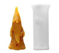 Moule à bougie de Noël à libération facile pour les activités, C | Artisanat de Noël en silicone robuste pour projets, résistant hautes températures, nettoyage facile, bonbons