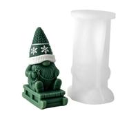 Moule À Bougie De Noël DIY Démoulage Facile Réutilisable 3D Nain Mignon
