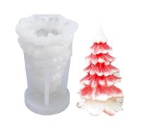 Moule à bougie de Noël en silicone 3D - Pour savon de Noël - Fournitures de fête pour Thanksgiving, bureau, appartement, bureau, école, jour de semaine