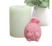 Moule à bougie de Pâques en silicone - Moule à résine pour fabrication artisanale | Moule à flux de résine époxy, moule de lapin et de Pâques, moule de savon fait-par t-il, décoratium