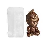 Moule à bougie de singe - Moule en plâtre avec figurine de dessin animé | Moule en silicone pour décoration de table moule de ciment pour décoration de la maison, moule en résine époxy pour moulage