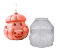 Moule à bougie d'Halloween - Moule en silicone pour fabrication de savon | Moules à ciment de vacances - Ambiance étrange pour artistes, débutants, amateurs d'artisanat, enseignants d'art, maison