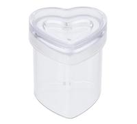 Moule à Bougie DIY Cœur en Plastique Transparent, Réutilisable | Cire et Bougies, Contour Net et Texture Visible, Facile à Nettoyer, Usage Garçon Fille et Artisans