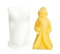 Moule à bougie du Père Noël - Moules en silicone pour Père Noël d'hiver, moule à bougie du Père Noël d'aromathérapie | Moules à glace du père noël, décoration de maison de noël, moule de moulage en