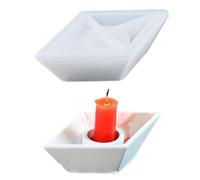 Moule à bougie en forme de bateau | Moules en résine de bateau en papier, moule en résine de silicone, moules verseurs en silicone pour époxy et béton,