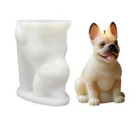 Moule à bougie en forme de chien - Outil de moulage - Moules en ciment animal | Pour les artistes en plâtre, les débutants, les amateurs d'artisanat, les événements à la maison, les ateliers, les