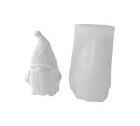 Moule à bougie en forme de croquis sans visage en cristal, colle goutte à goutte, bougie d'aromathérapie, savon fait à la main, moule cadeau de Pâques, décorations de nain de Pâques, moules décoratifs