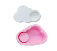 Moule à bougie en forme de cœur en forme de lune, moule en résine diamant, bougeoir pour bougie chauffe-plat, ours cerf, chat