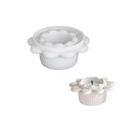 Moule À Bougie En Forme De Fleur Porte- Chauffe-plat Moules D'artisanat Moules De Chandelier Uniques Adaptés Porte- Fait À La Main Moule En Silicone