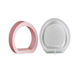 Moule à bougie en forme de lapin de Pâques - Plateaux de sculpture festive, 2 matrices léporïdes pour verseurs de plâtre, bassins flexibles avec détails floraux, matériel artisanal, bases en résine