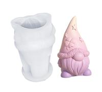 Moule à bougie en forme de nain de nain | Moule à fondant, moule en résine moulée nain pour la fabrication de bougies, d'aromathérapie, plâtre, argile artisanale, accessoires faits à la main