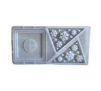 Moule à bougie en forme de pyramide - En silicone - Facile à démouler - Décoration de mariage - Décoration de plâtre - Créateur de cadeaux créatifs