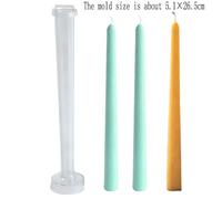 Moule À Bougie En Forme De Tige, 1 Pièce, Bricolage, Fait À La Main, Modèle De Fabrication De Bougies, Artisanat, Accessoires Faits À La Main