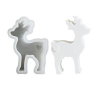 Moule à bougie en forme d'élan | Moule en silicone pour bougeoirs de Noël | Moule décoratif en silicone pour bougies d'aromathérapie, décorations d'intérieur