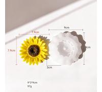 Moule À Bougie En Silicone De Simulation De Tournesol,Moule De Regina Bricolage,Rose,Fleur De Gardénia,Décor De Mariage,Glace Au Chocolat Romantique,Cadeaux Exécutifs - Type J-1056