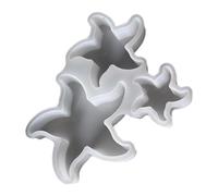 Moule à bougie en silicone en forme d'étoile, savon pour résine époxy, fondant, chocolat, gâteau, outil de pâtisserie, moule de qualité alimentaire, moule de bricolage