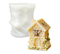 Moule à bougie en silicone - Fleurs - Décoration d'intérieur | Moule à bougie détaillé pour savon, chocolat, fêtes d'anniversaire, bureau, maison, chambre, bureau, école, dortoir
