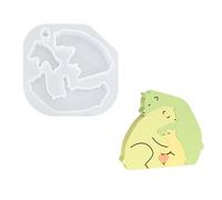 Moule À Bougie En Silicone Forme D'animal Tenant Un Cœur 'amour Pierre De Diffusion Moule 'artisanat Plâtre Pour L'artisanat Fait À La Main Plusieurs Formes 'animaux