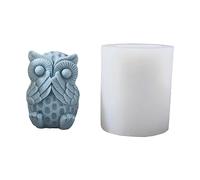 Moule À Bougie En Silicone Hibou Aromathérapie Résine Savon Fait La Main Décoration De Maison Ornements Cuisson Bricolage Moule Résine Époxy Fourniture De Bijoux Faits