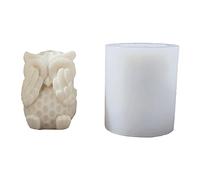 Moule À Bougie En Silicone Hibou Aromathérapie Résine Savon Fait La Main Décoration De Maison Ornements Cuisson Bricolage Moule Résine Époxy Fourniture De Bijoux Faits