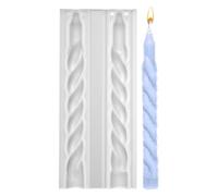Moule à bougie en silicone, moule à bougie en silicone - Moules à bougies en plâtre avec géométrie en spirale en silicone en résine pour fabrication de bougies, artisanat fait à la main en résine