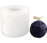 Moule à bougie en silicone Moule à savon, Planète, Lune, 65 x 61 mm, 84 ml