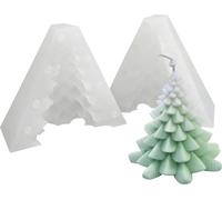 Moule à bougie en silicone Moule à savon, Sapin de Noël, 105 x 99 x 88 mm, 92 ml