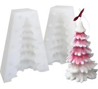 Moule à bougie en silicone Moule à savon, Sapin de Noël, 108 x 84 x 78 mm, 76 ml