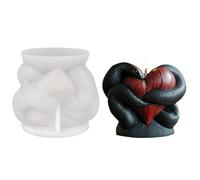 Moule à bougie en silicone Moules à bougies en forme de tuyau | Facile à Relâcher Pour Création Savon Figure Coulée