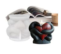 Moule à bougie en silicone Moules à bougies en forme de tuyau | Facile à Relâcher Pour Création Savon Figure Coulée