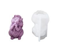 Moule à bougie en silicone pour décoration de la maison Moule en cire Figurines d'écureuil Moule Fabrication de bougies DIY Bougie d'aromathérapie Artisanat Moules en forme d'animal