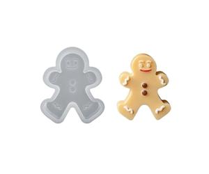 Moule à bougie en silicone pour loisirs créatifs, moule à cire de Noël blanc, pièce unique pour les projets de décoration de bougies saisonnières, façonnage de cire de vacances, outil d ' artisanat de