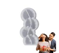 Moule à bougie en silicone - Réutilisable - Moule à bougie vertical - Moule à cire flexible avec non broderie pour fabrication de bougies, savon, chocolat, résine, aromathérapie, pâtisserie, artisanat