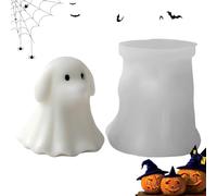 Moule à bougie fantôme en silicone - Moule à Bougie Parfumée 3D | Moules pour Résine Époxy Cire Argile Chocolat Création