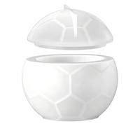 Moule à Bougie Football Moule Boule 3D avec Couvercle