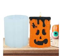 Moule à Bougie Halloween,Moule À Bougie À Motif Pour Halloween | Réutilisable Anti-Adhésif pour Créations à la Maison