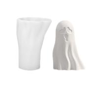Moule à bougie - Moules en silicone Spooky Ghost - Moule flexible en résine à la main - Forme d'argile artistique durable pour savon fait maison - Cosplay - Cérémonie - Exposition - Tating Showcase