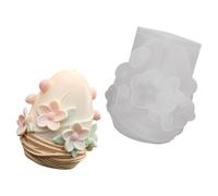 Moule à bougie ovale en silicone, forme de cire réutilisable pour une utilisation de loisir débutant, outil de libération lisse servant des de travail de projets décoratifs faits à la main