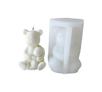 Moule à bougie parfumée en forme d'ours violent mignon, pour la fabrication de résine époxy 3D pour l'artisanat, la décoration de la maison, parfumé