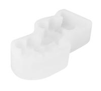 Moule à Bougie Parfumée en Silicone pour Créateurs, Multi-cavité | Blanc, Usage Maison ou Professionnel, Résistant à L’usure, pour Cire et Huiles Parfumées