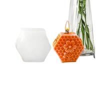 Moule à bougie pilier en forme de ruche | Réaliste, flexible, facile à démouler, moule en silicone pour bougie | pour maison, école, studio, réunion, fête, adultes, professionnels, garçons et