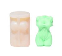 Moule à bougie pour corps féminin - Moule à cire pour contour complet du corps, torse sculpté en silicone | Kit de façonnage élégant de l'anatomie humaine, ensemble d'outils d'atelier d'artisanat